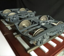 Maquette bogie trains oncf