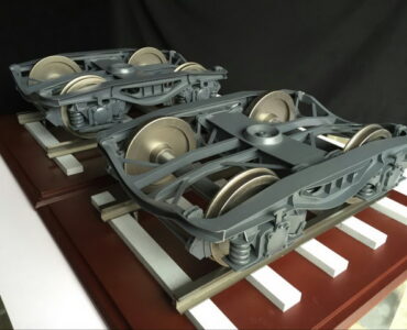 Maquette bogie trains oncf