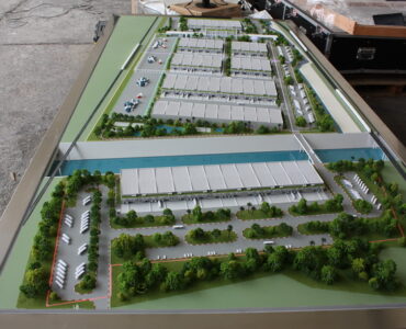 Maquette plateforme logistiques SNTL Tanger